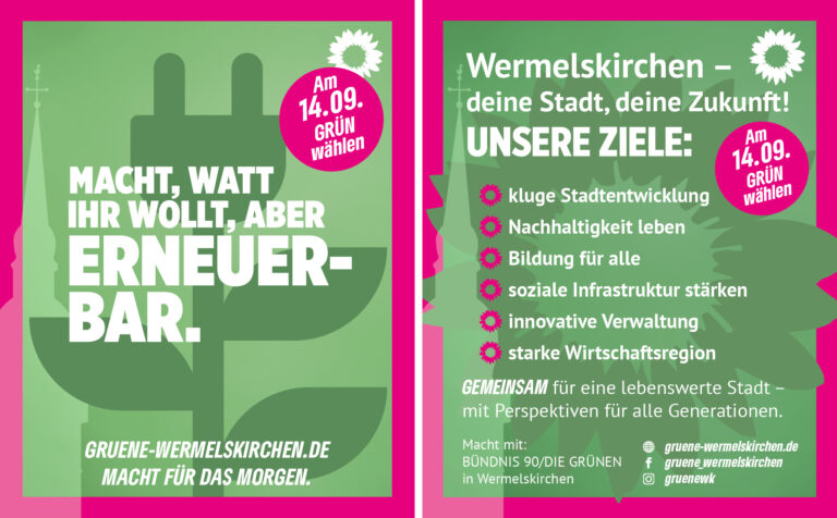 Macht, Watt ihr wollt, aber erneuerbar