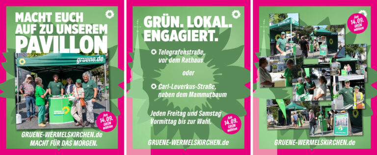 Macht euch auf zu unserem Pavillon