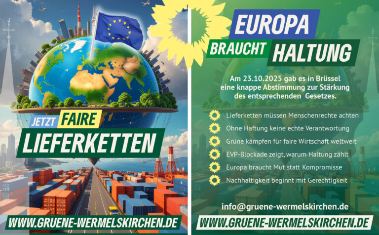 Jetzt faire Lieferketten