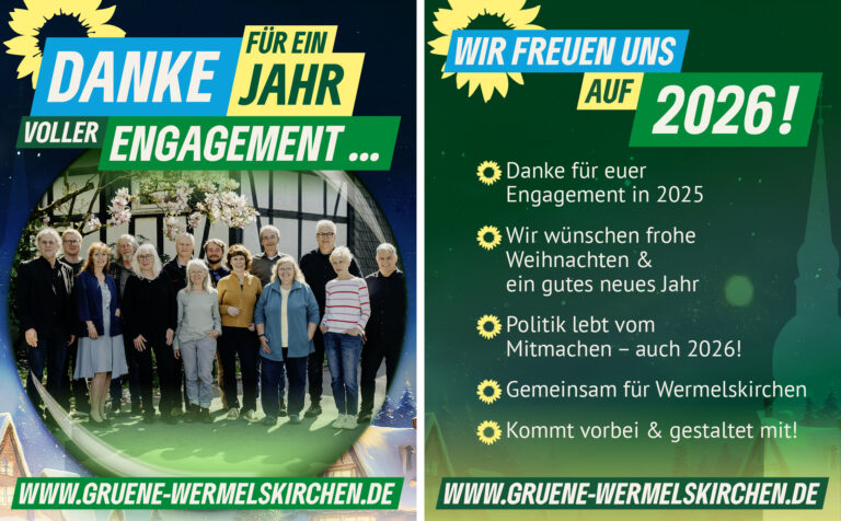 Danke für ein Jahr voller Engagement