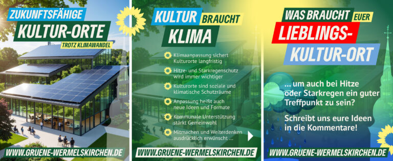 Zukunftsfähige Kulturorte trotz Klimawandel