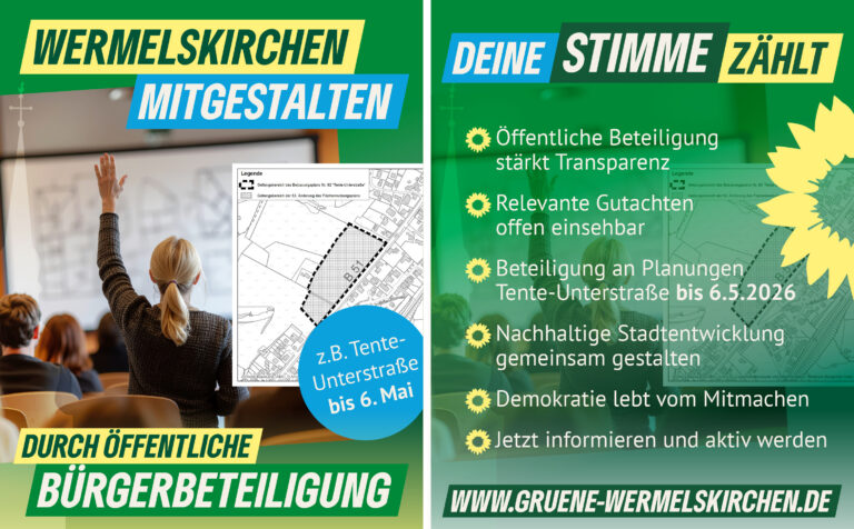 Wermelskirchen mitgestalten – durch öffentliche Bürgerbeteiligung